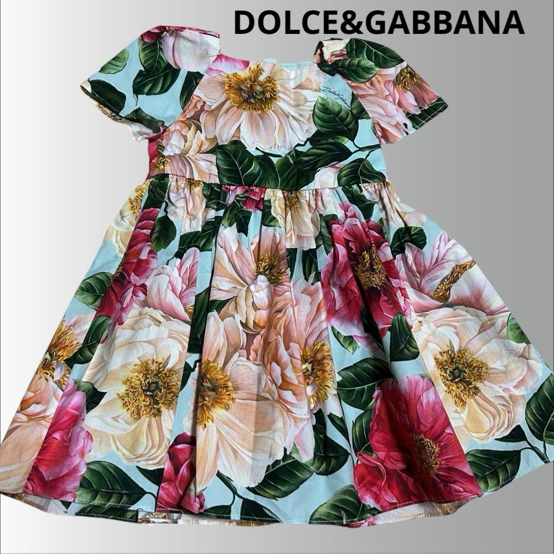 ドルチェ&ガッバーナ　DOLCE&GABBANA 花柄ワンピース　ベビー