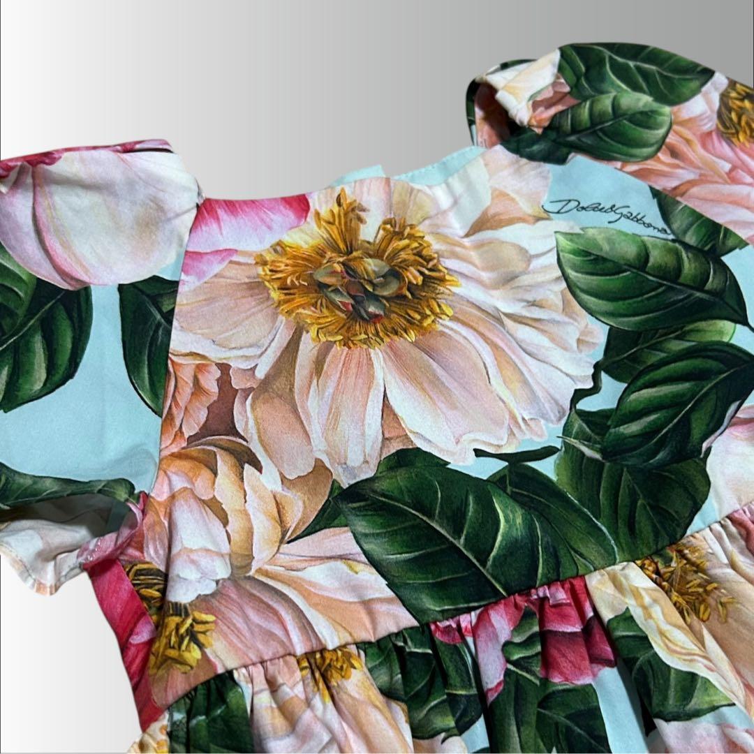 ドルチェ&ガッバーナ　DOLCE&GABBANA 花柄ワンピース　ベビー