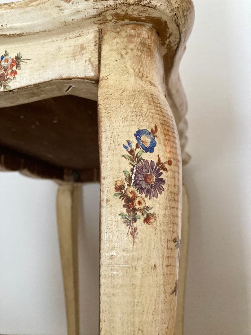 ITALYヴィンテージflorentineフローレンタイン花柄ネストテーブル難有