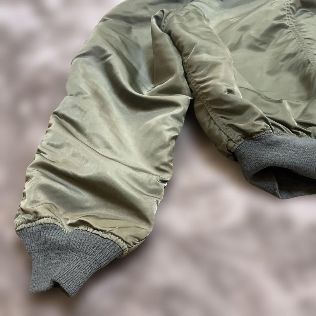 90s USA製 ALPHA N2B フライトジャケット N-2B オリーブ