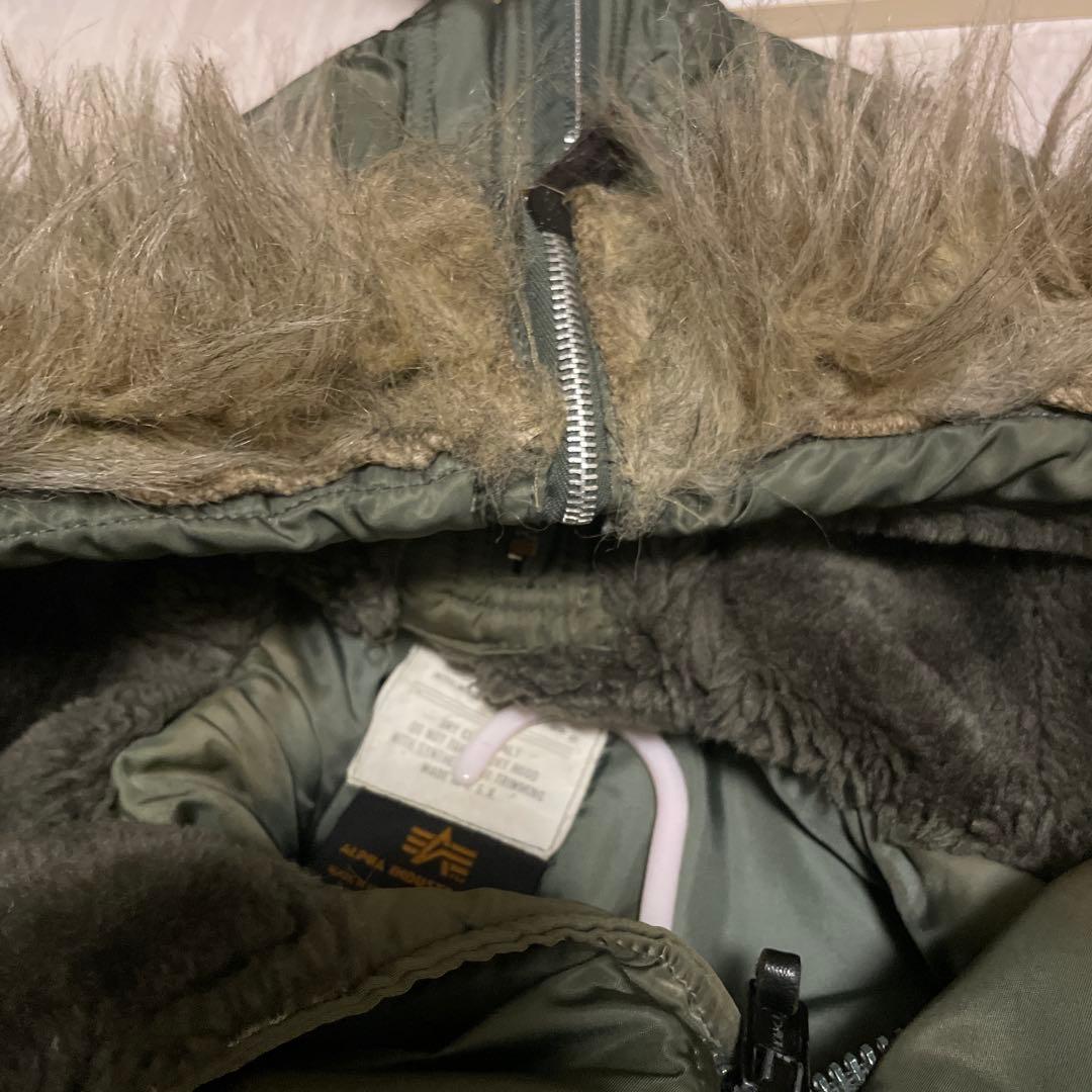 90s USA製 ALPHA N2B フライトジャケット N-2B オリーブ