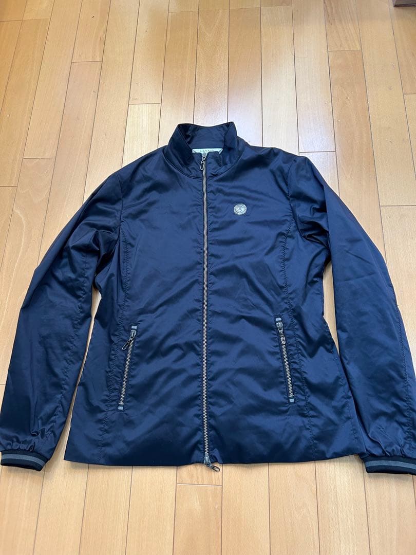 LANVIN スポーツ ダウン付きジャケット ネイビー 38 美品