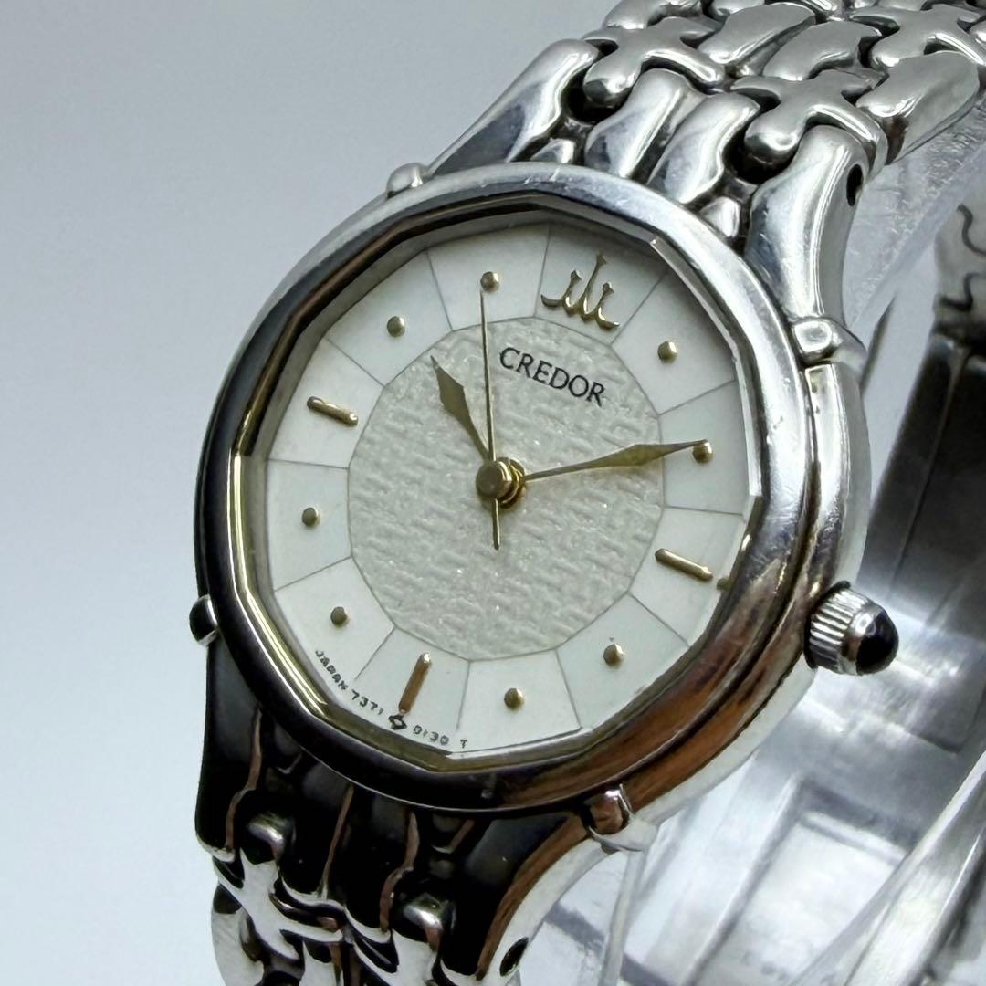 【稼働 新品電池】7371 5030 セイコー 時計 クレドール レディース