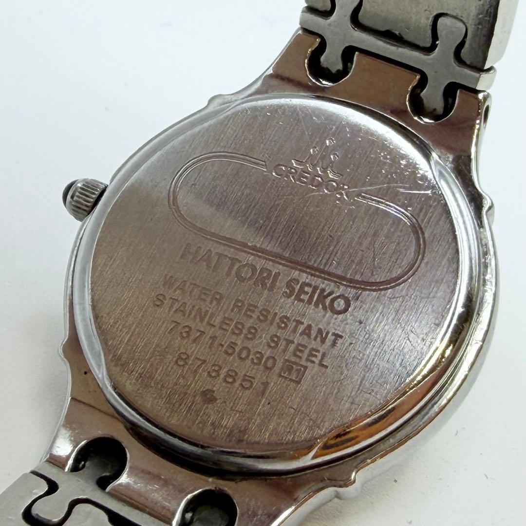 【稼働 新品電池】7371 5030 セイコー 時計 クレドール レディース