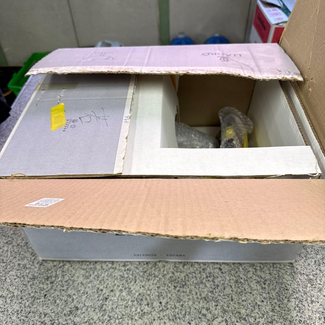 ★ Lladro リヤドロ 花かごを持つ女性像 スペイン 限定品 小物 格安