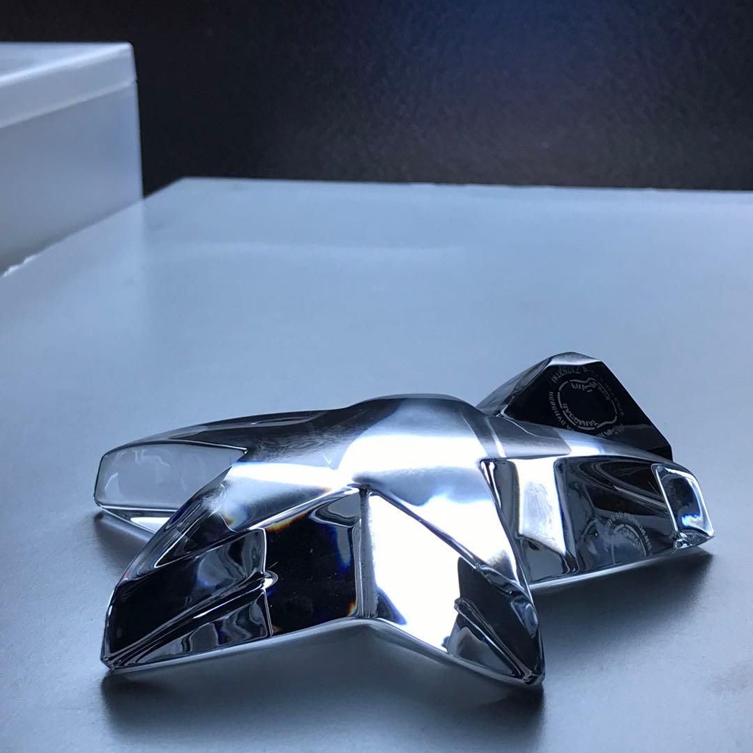 稀少きらめく美★オールドバカラ Baccaratフィギュリン☆一番星☆クリスタル