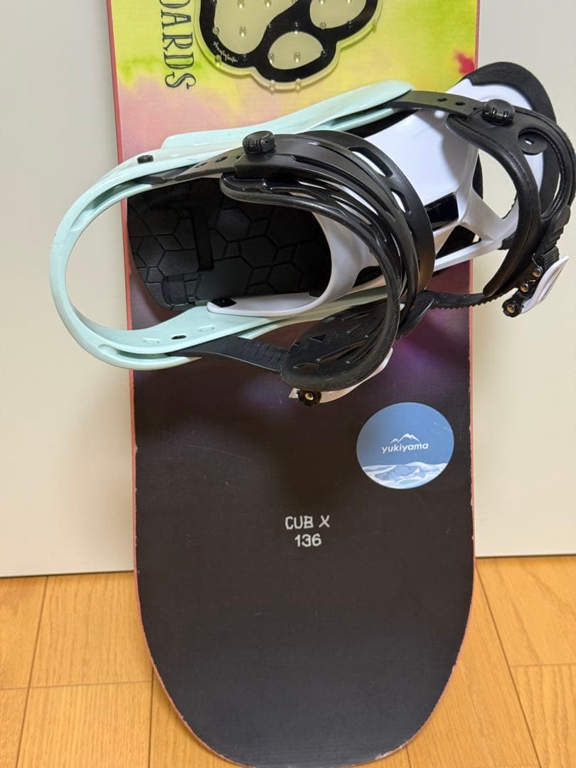 GRAY CUB X スノーボードキッズ 3点セット 136cm Burton