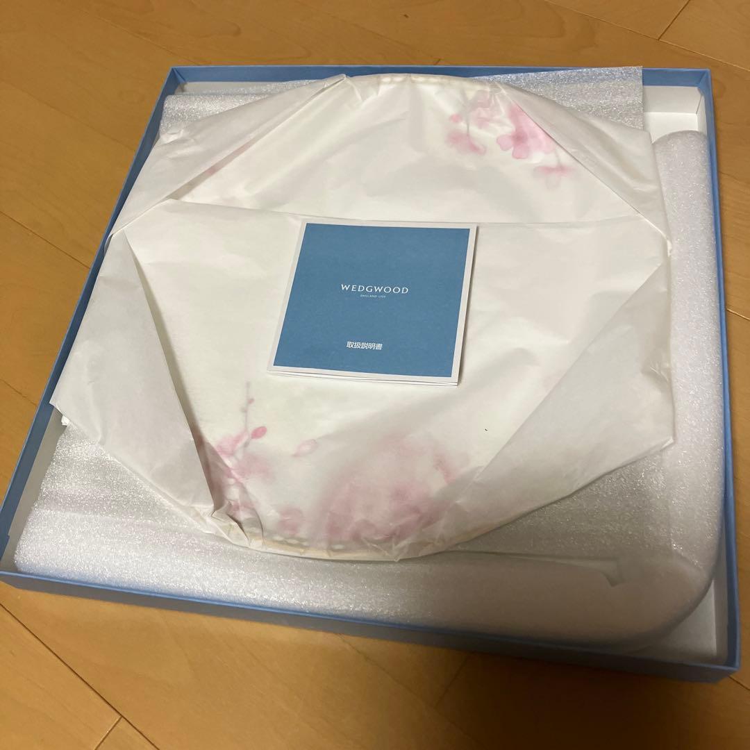  花柄皿 陶磁器 スプリングブロッサム27センチ２枚セット