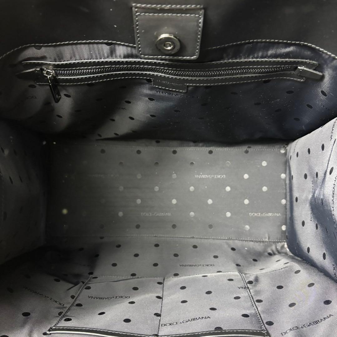 DOLCE&GABBANA デニム ロゴエンブロイダリー トートバッグ 2way