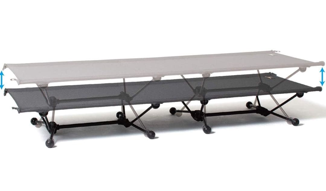 美品　ogawa(オガワ) キャンプ アウトドア ベッド ハイ&ローコットワイド