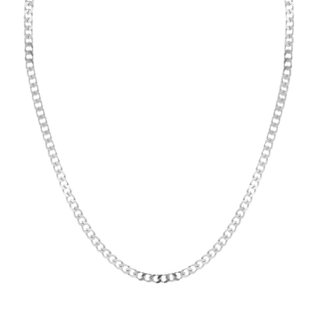 シルバー925ネックレス　50センチ　キューバンリンクチェーン