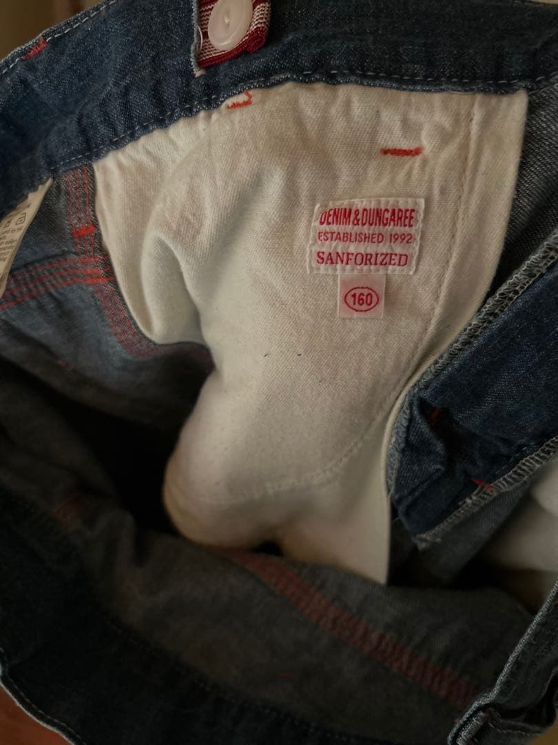 DENIM DUNGAREE デニム＆ダンガリー ペインターパンツ ダメージ加工