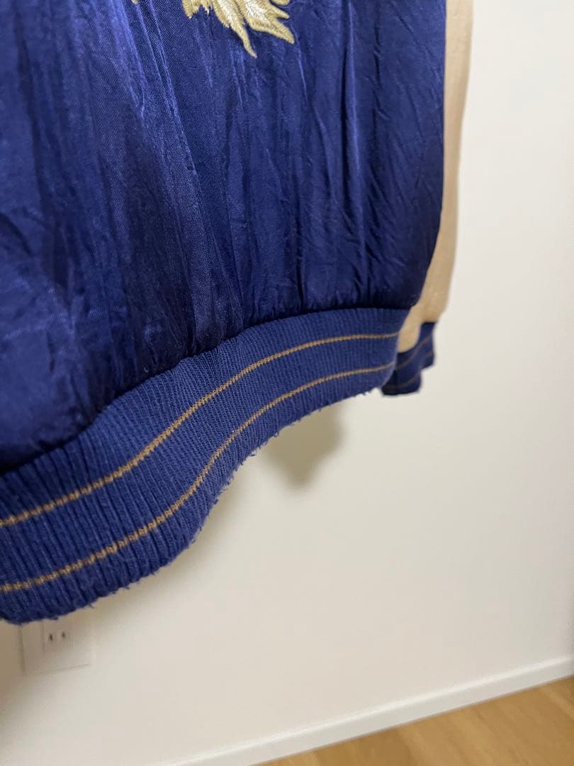 HOUSTON スカジャン 虎 龍 鷹 刺繍