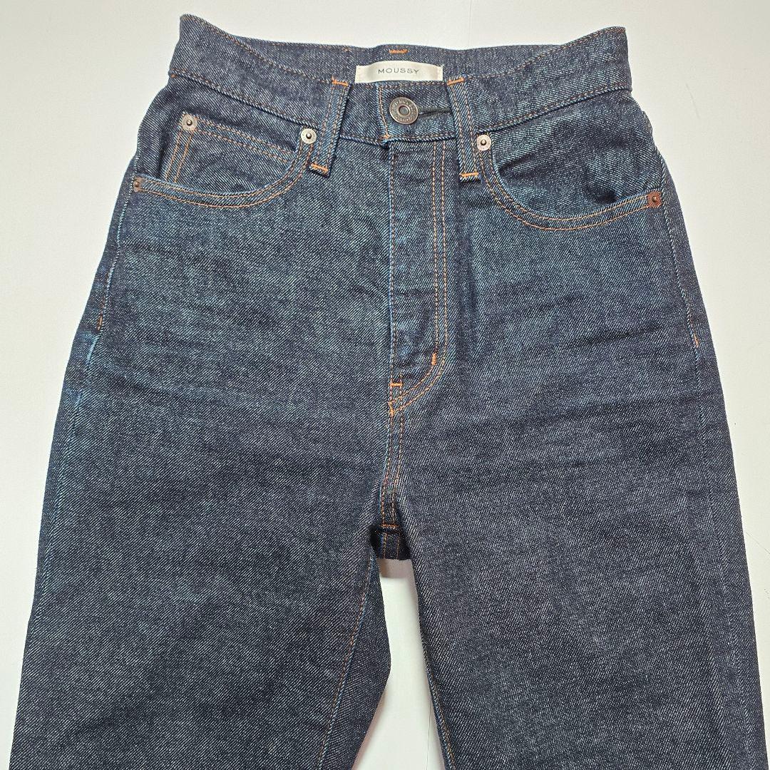 ​【日本製・美品】MOUSSY マウジー MVS FLARE 23インチ　濃紺