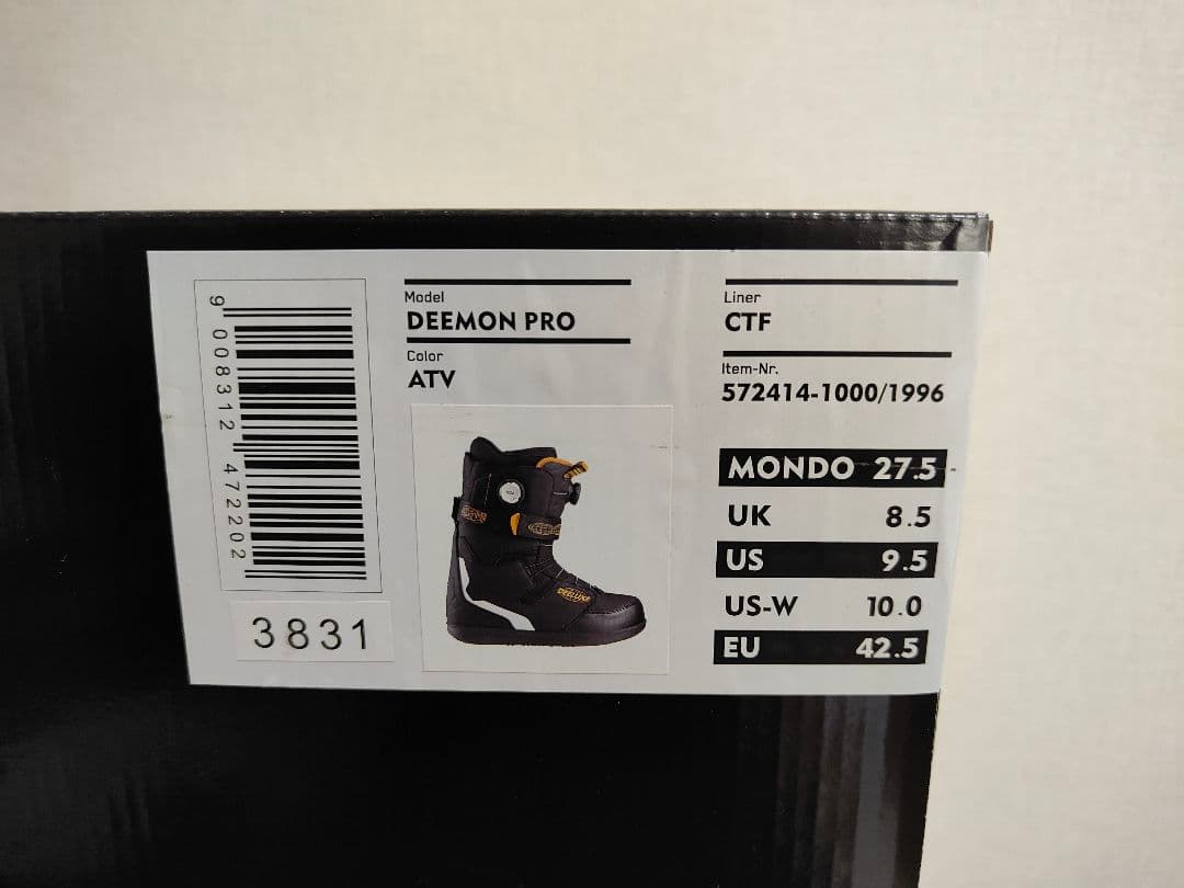 24-25　DEELUXE DEEMON PRO CTFインナー　極美品