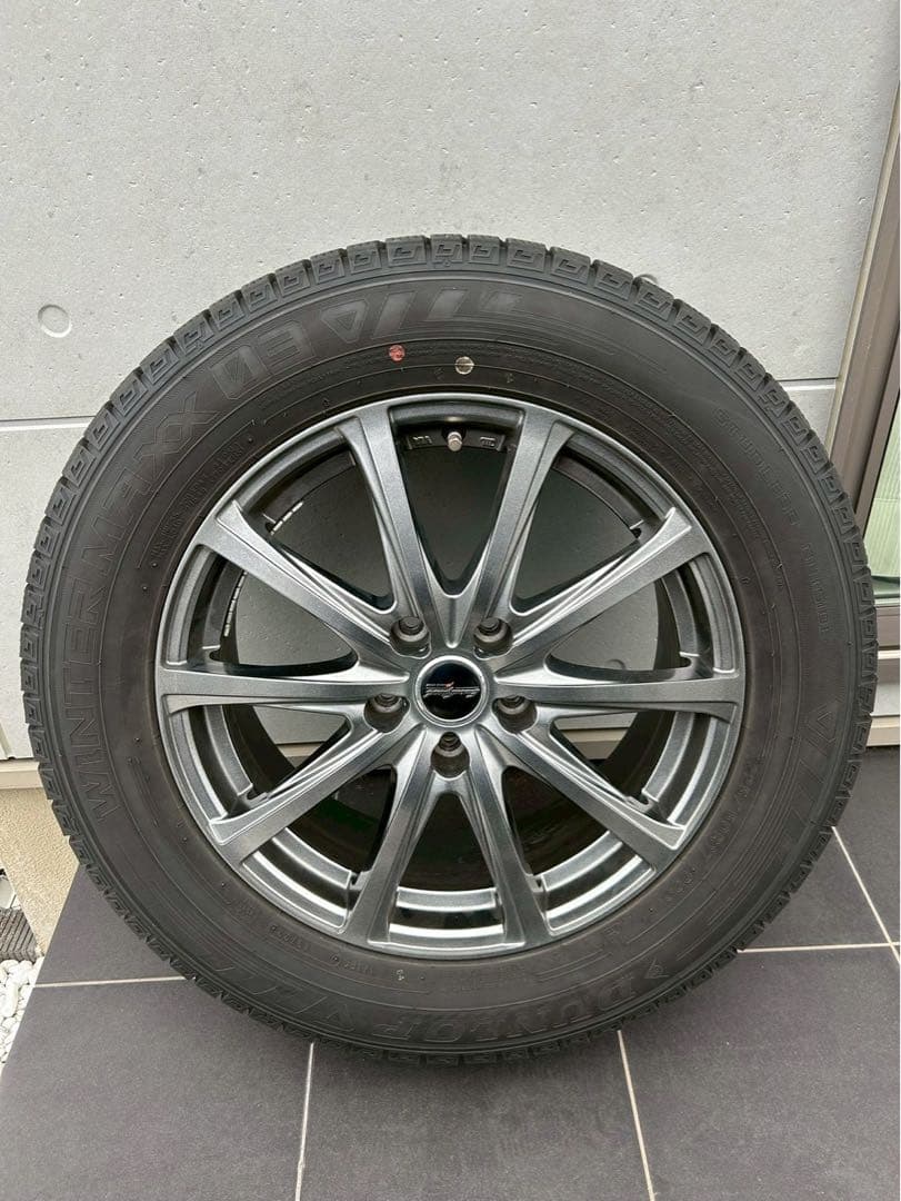 りと　３０系アルファード１７インチ　スタッドレスタイヤホイール４本セット