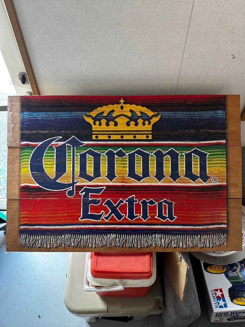Corona extra 木製看板