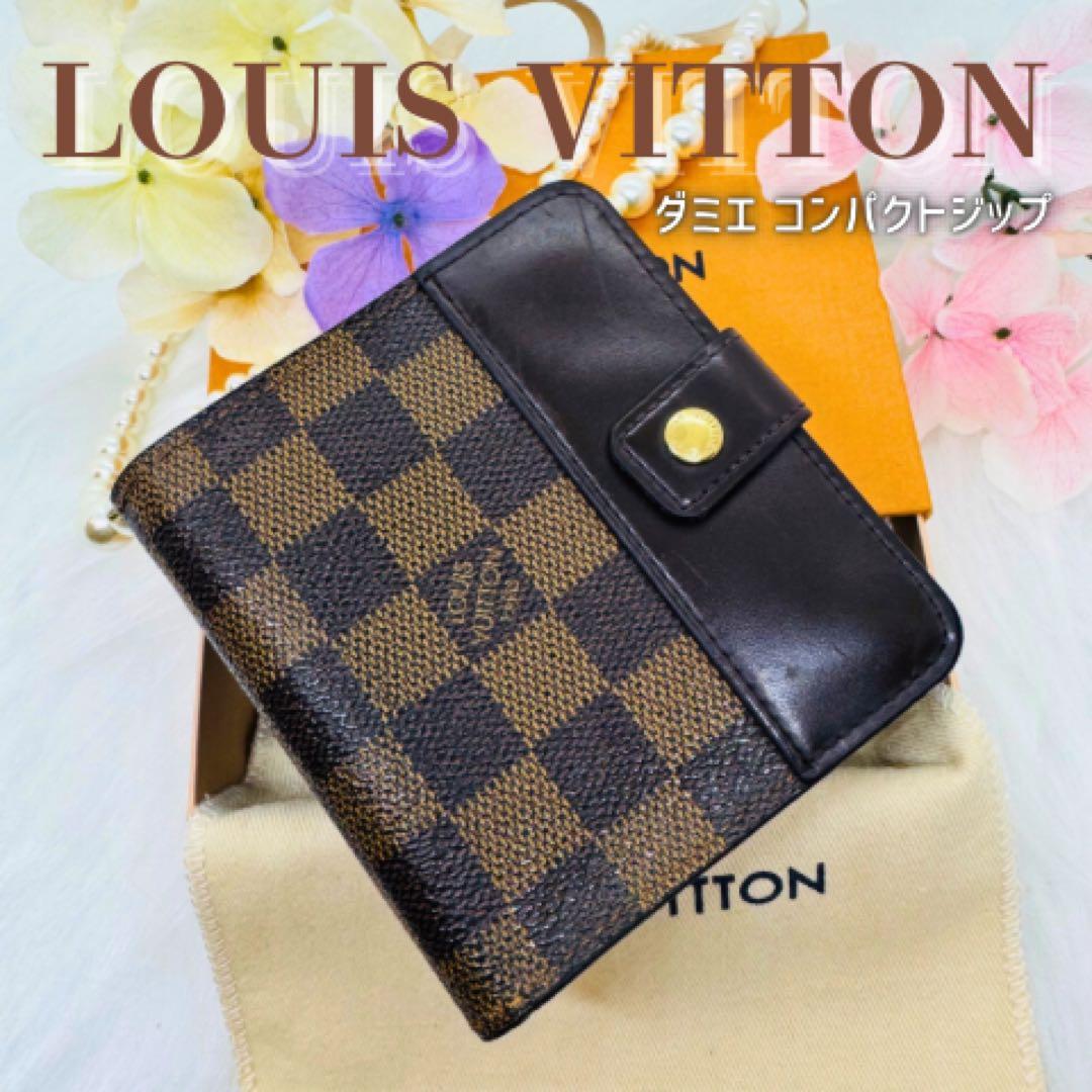 ルイヴィトン LOUIS VITTON コンパクトジップ ダミエ N61668