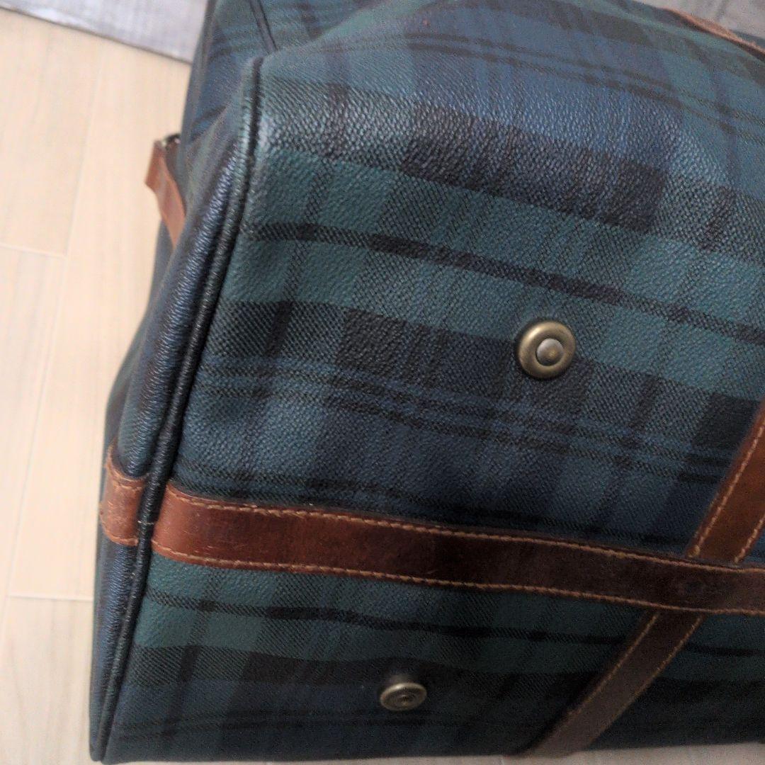 ラルフローレン ポロ チェック ボストンバッグ ショルダーバッグ