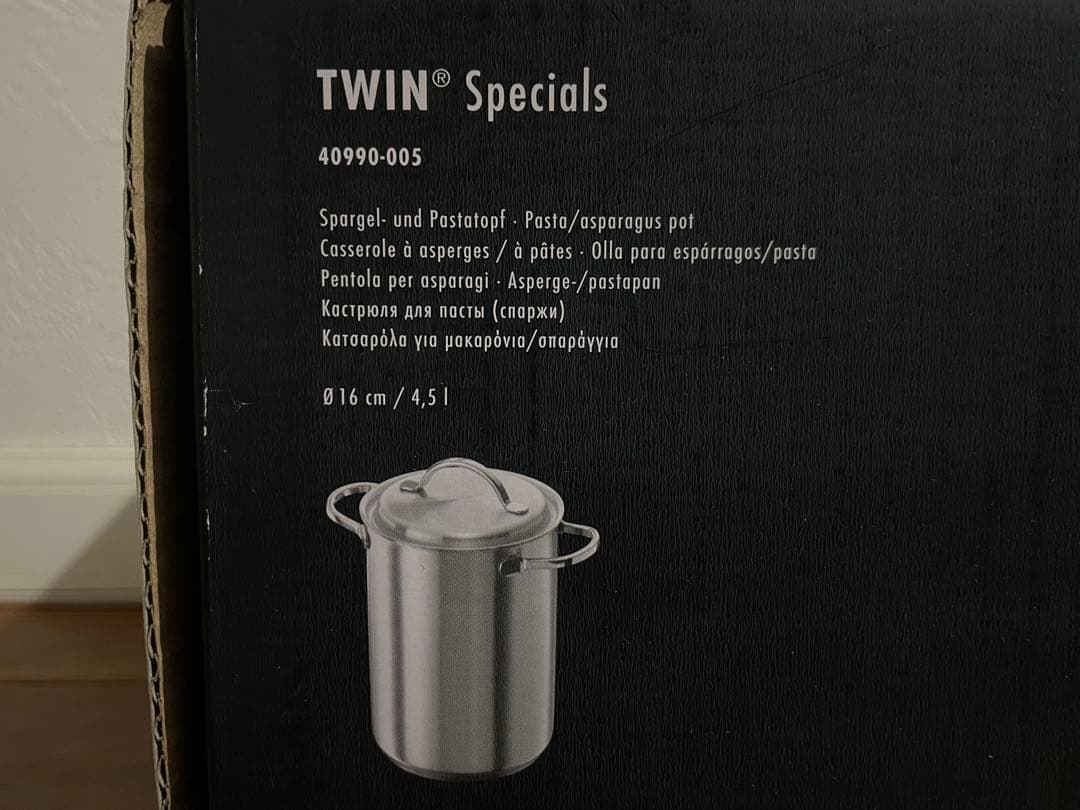 新品　未使用　TWIN Specials 両手鍋 ステンレス　ヘンケルス　パスタ