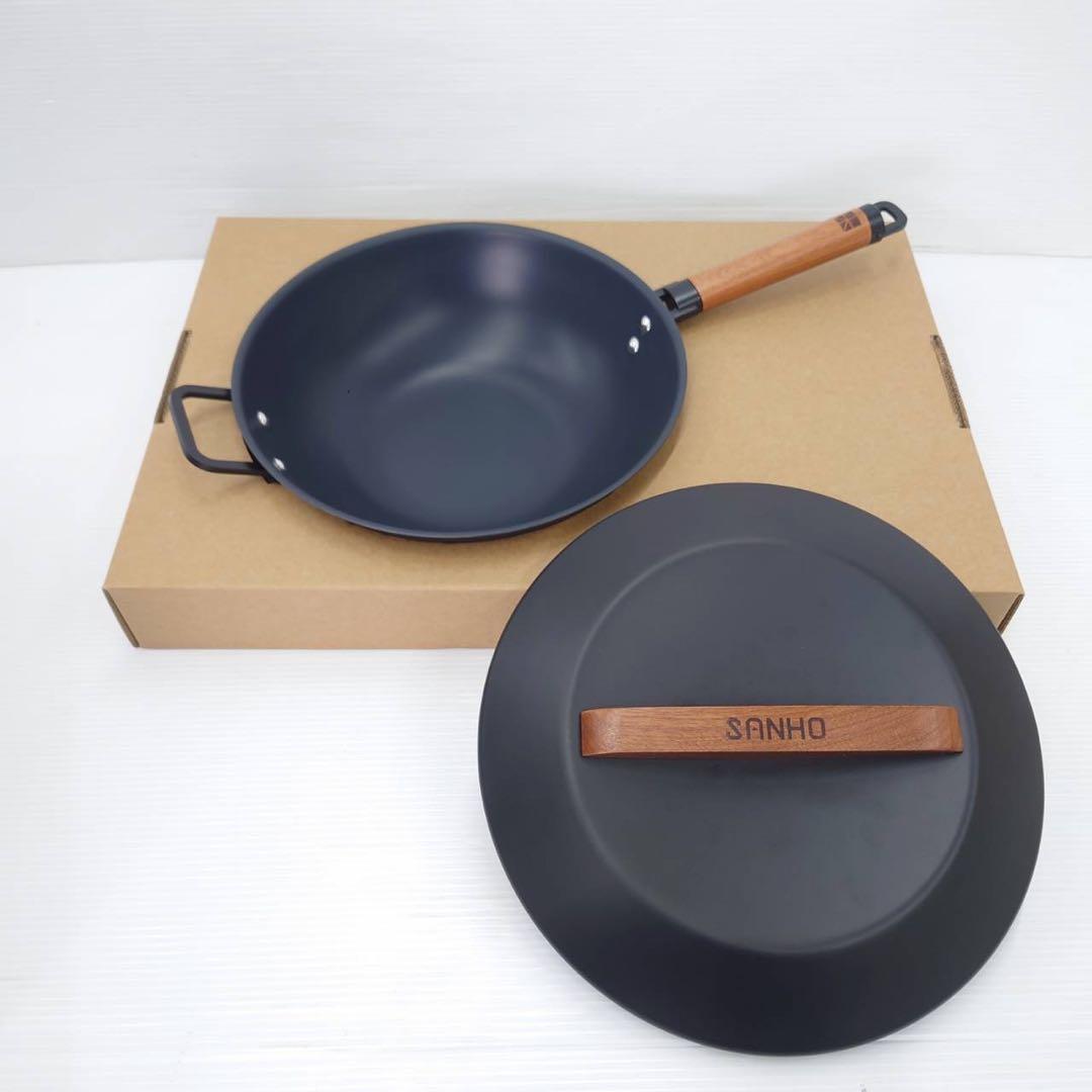 サンホ 鉄製深型 フライパン 32cm SANHO IH