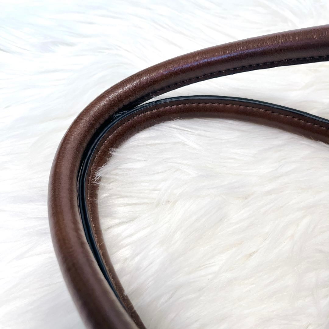 ZARA ザラ ボストンバッグ 2way ブラウン 旅行鞄 レザー 大容量 茶色