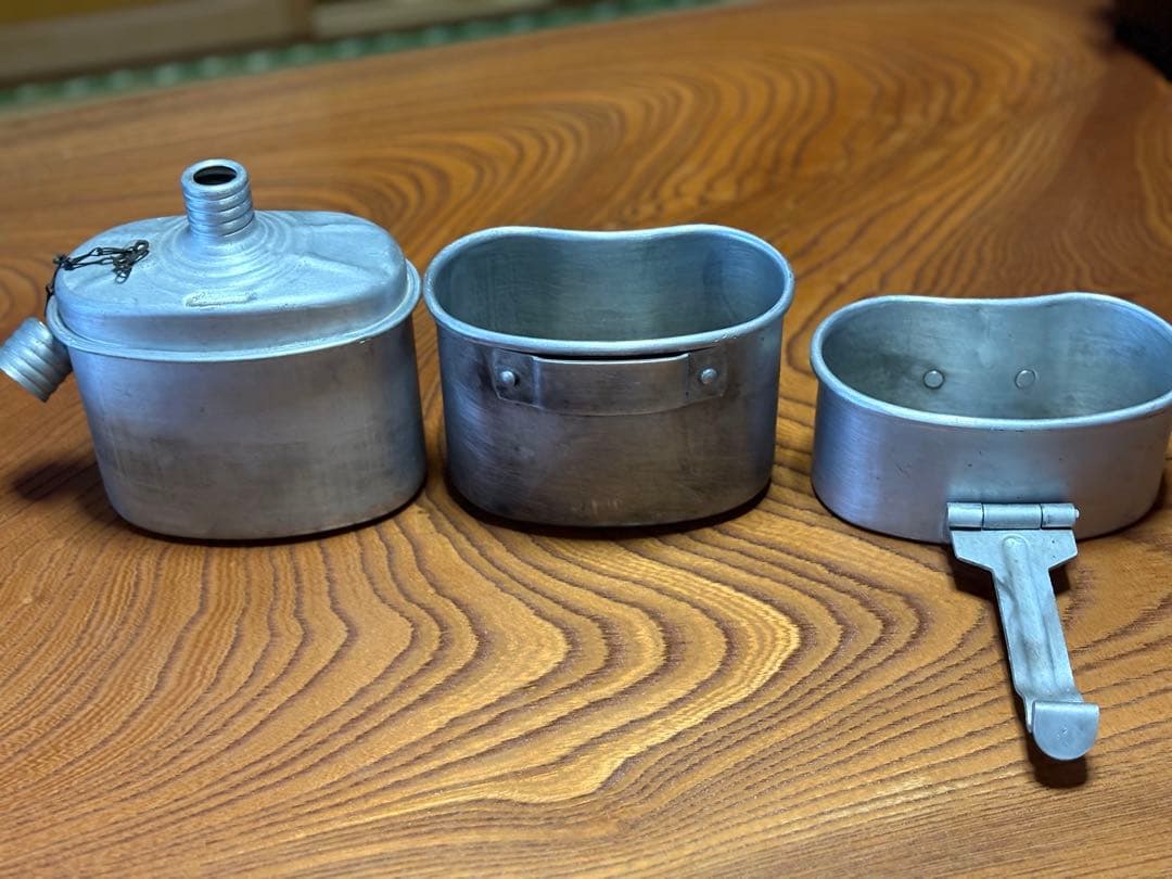 【希少】ブルガリア軍 アルミ 3ピース キャンティーン