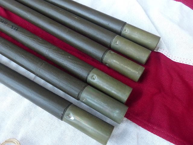 1968” 米軍実物 ナム戦 デッド!　テントポール　8本セット 軍幕 259