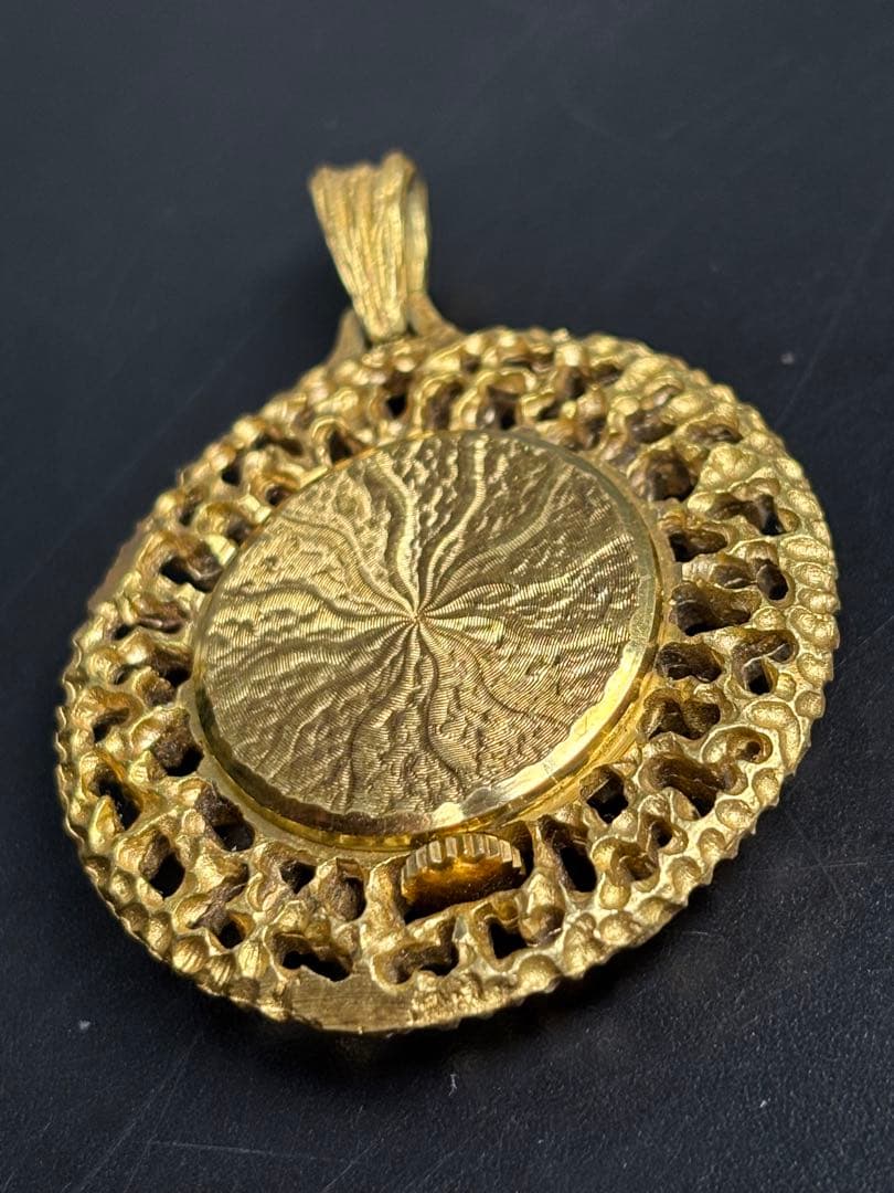 【希少品】Chandlerチャンドラー手巻き17石 ペンダントウォッチ 時計