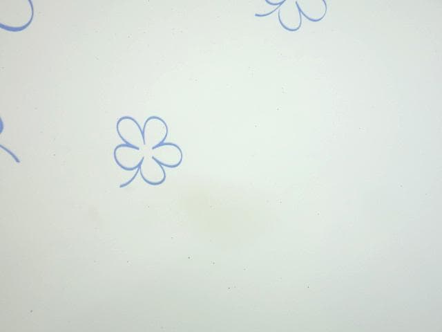 展示品 強化ガラス製 手洗い ボウル 花柄 φ360×130mm