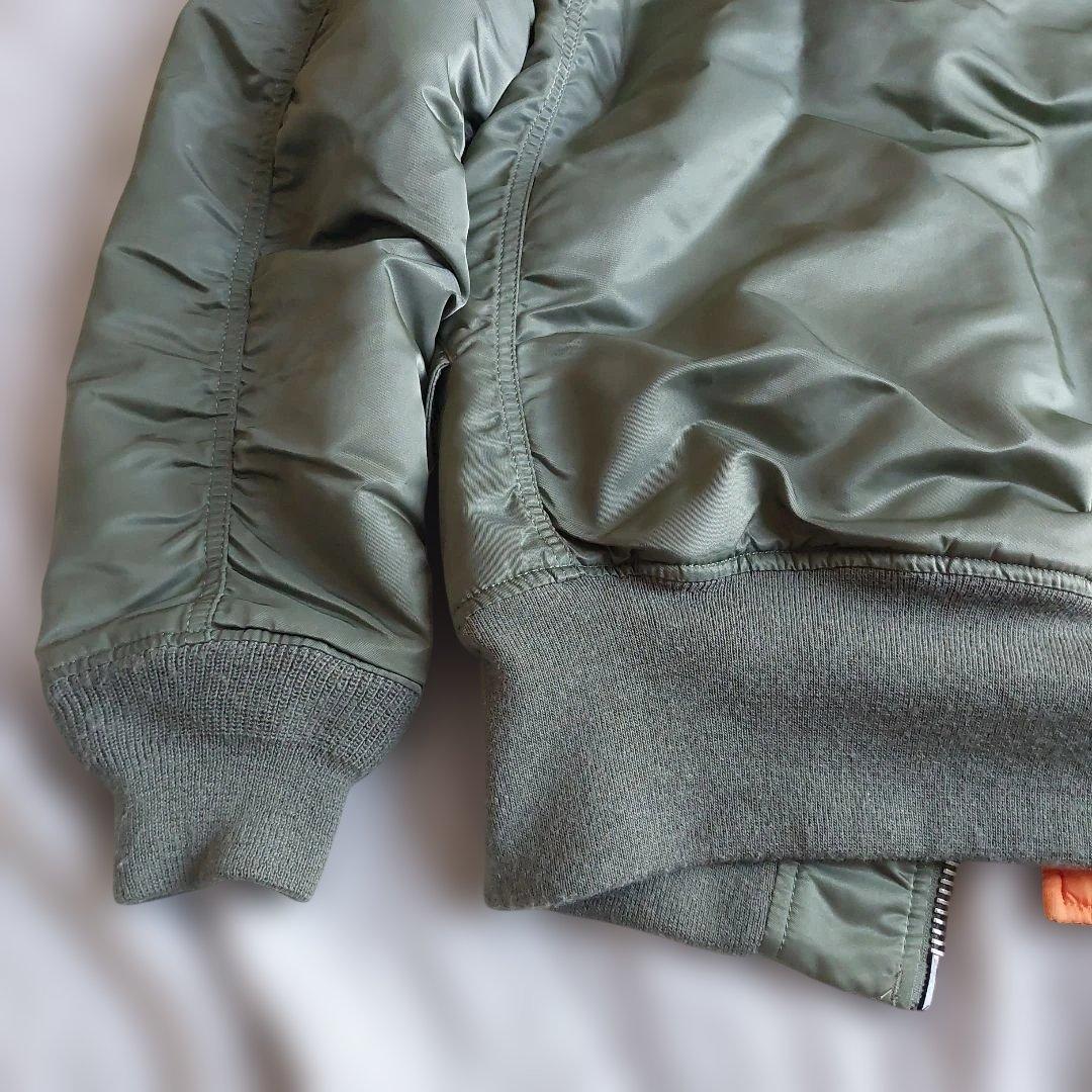 極美品 現行 ALPHA INDUSTRIES MA-1 フライトジャケット M