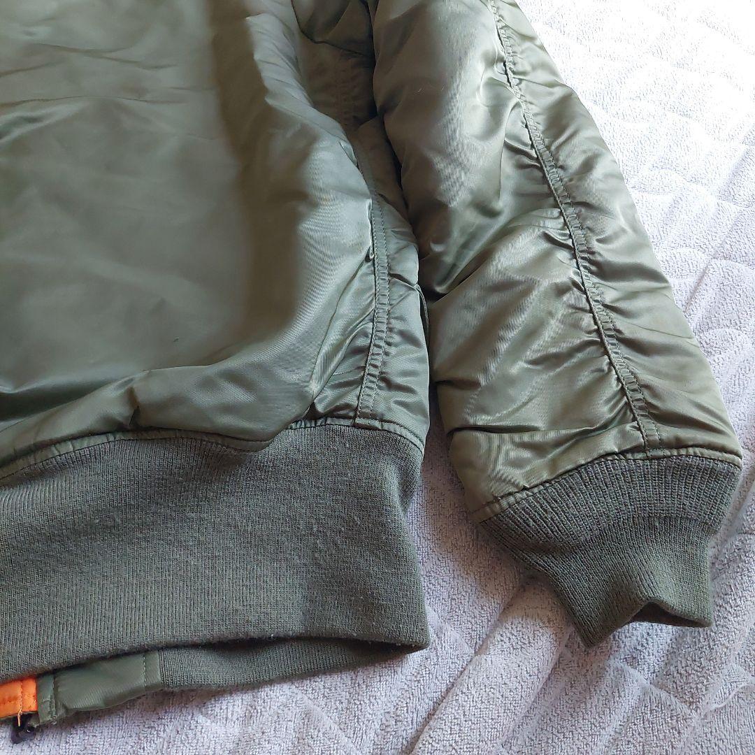 極美品 現行 ALPHA INDUSTRIES MA-1 フライトジャケット M
