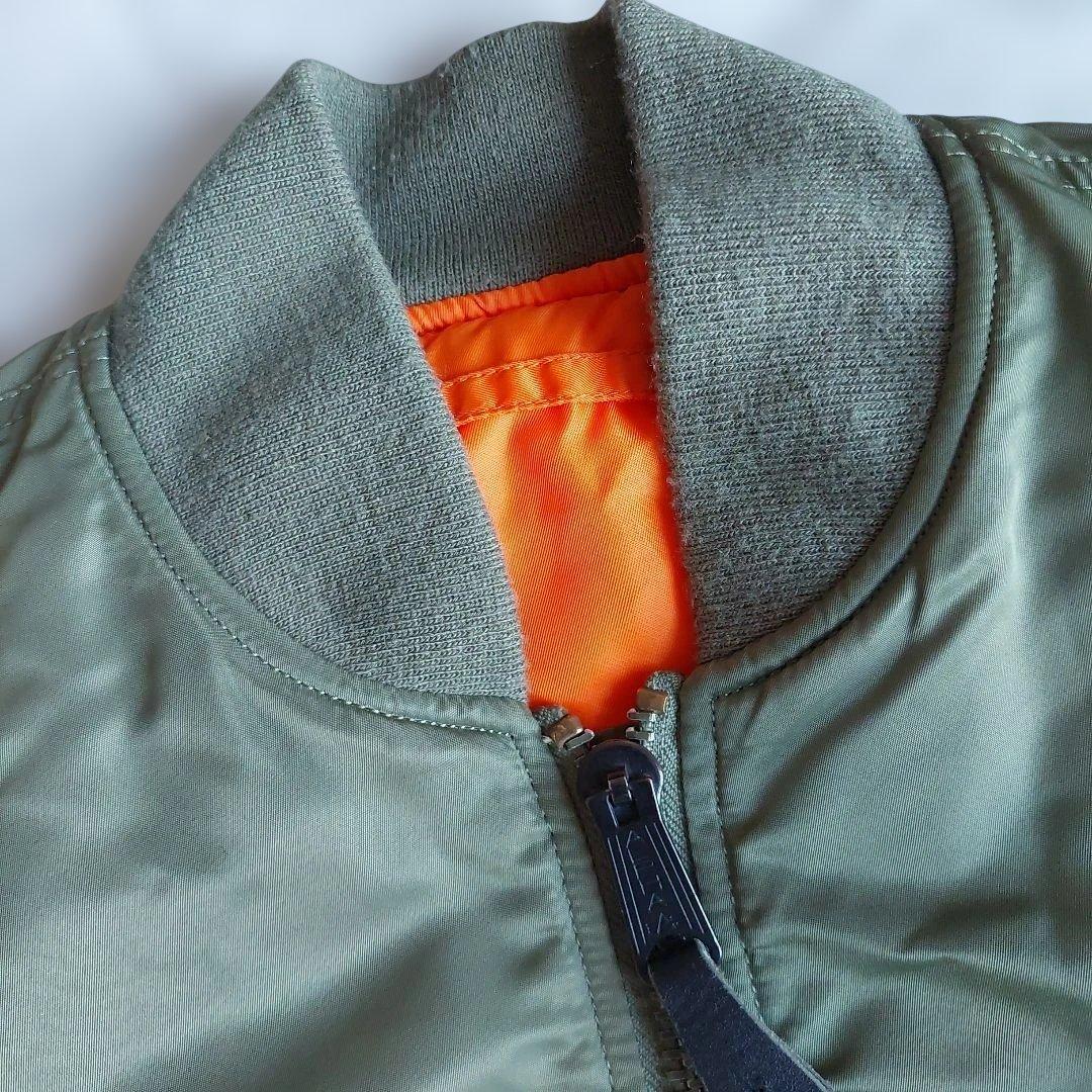 極美品 現行 ALPHA INDUSTRIES MA-1 フライトジャケット M