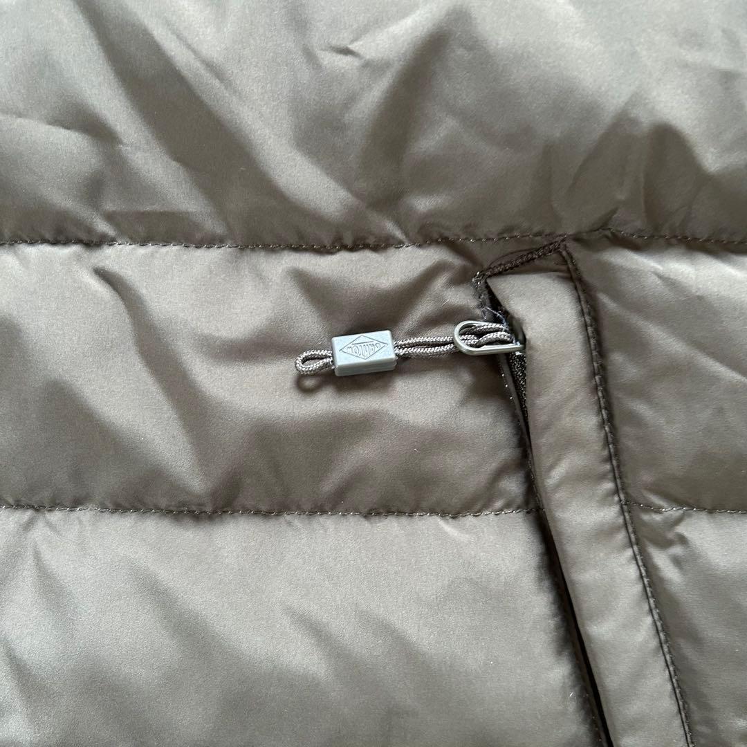 DANTON/ダントン　インナーダウン クルーネックダウンジャケット　カーキ　M