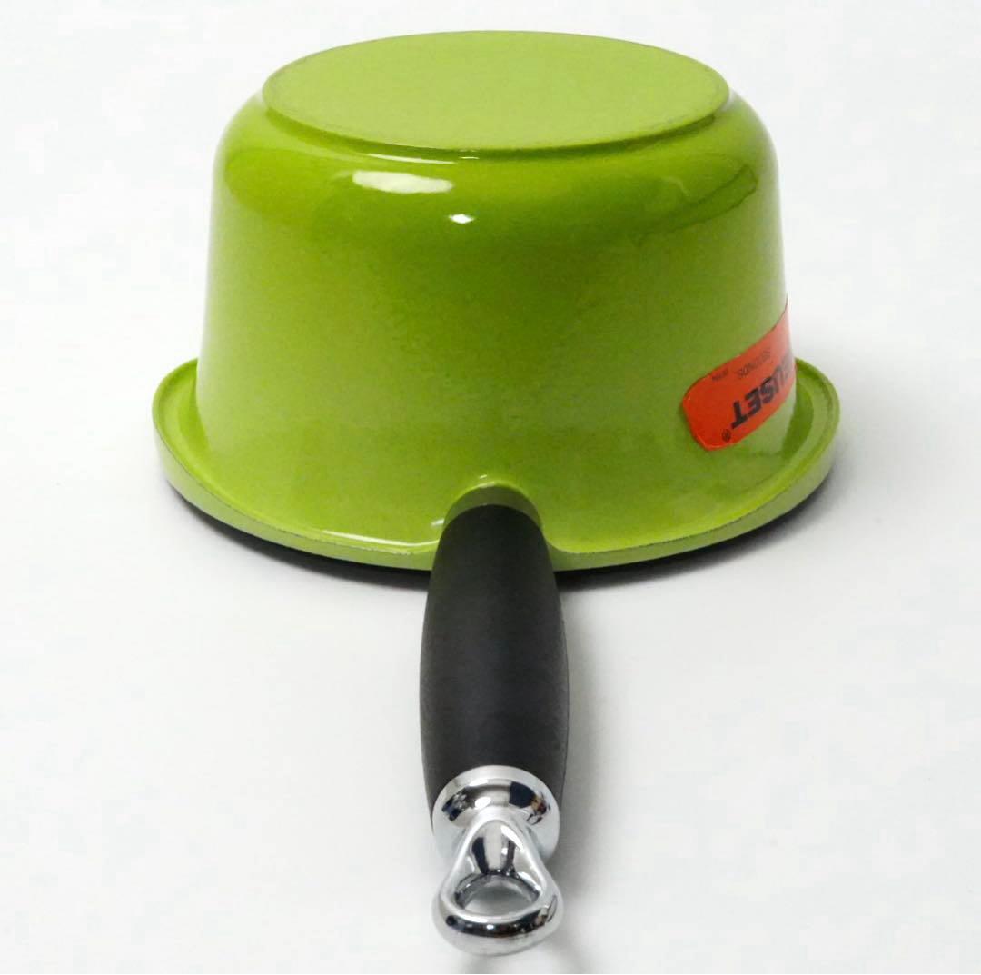 【美品】LE CREUSET　ソースパン　フルーツグリーン　16cm