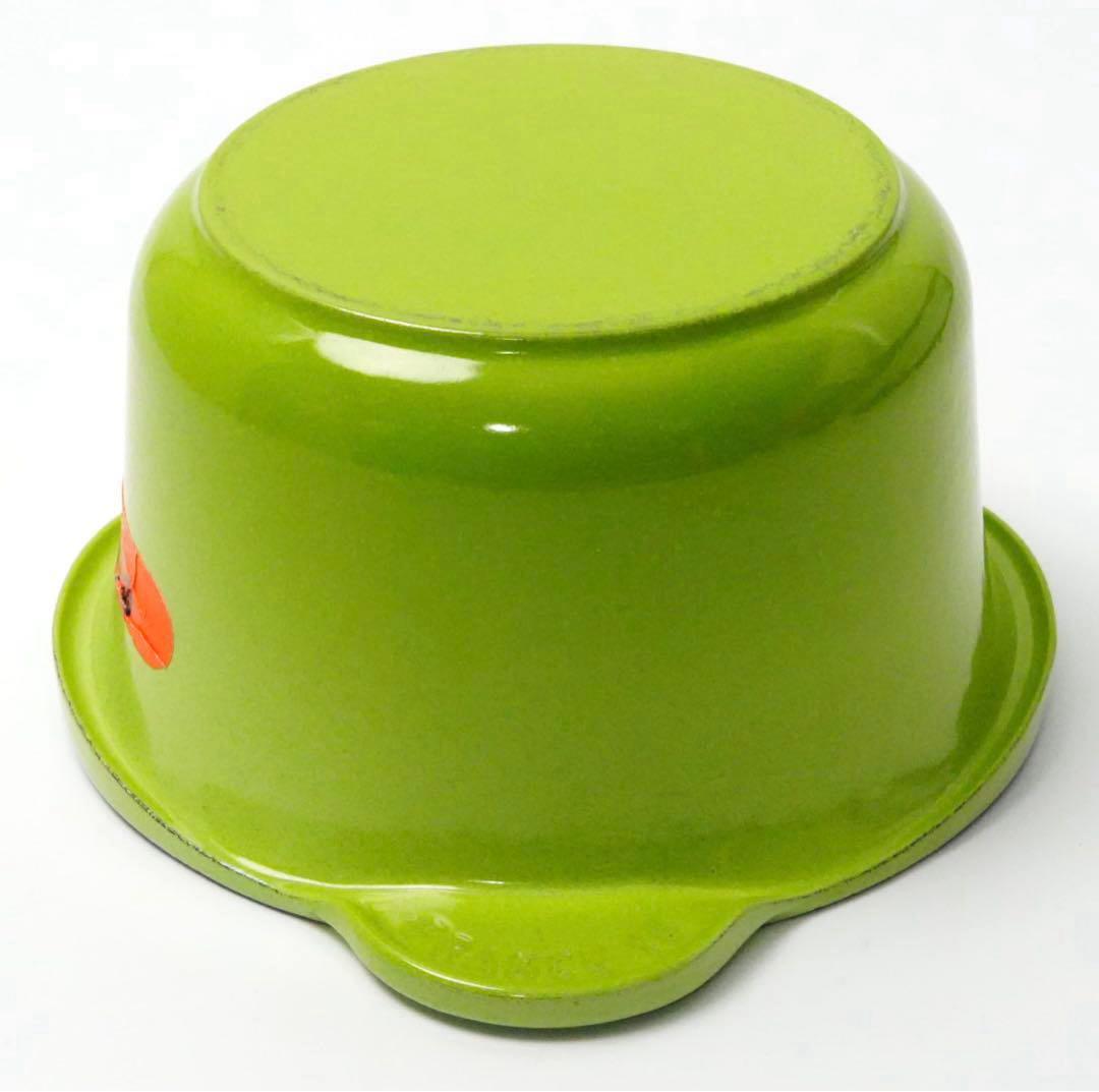 【美品】LE CREUSET　ソースパン　フルーツグリーン　16cm