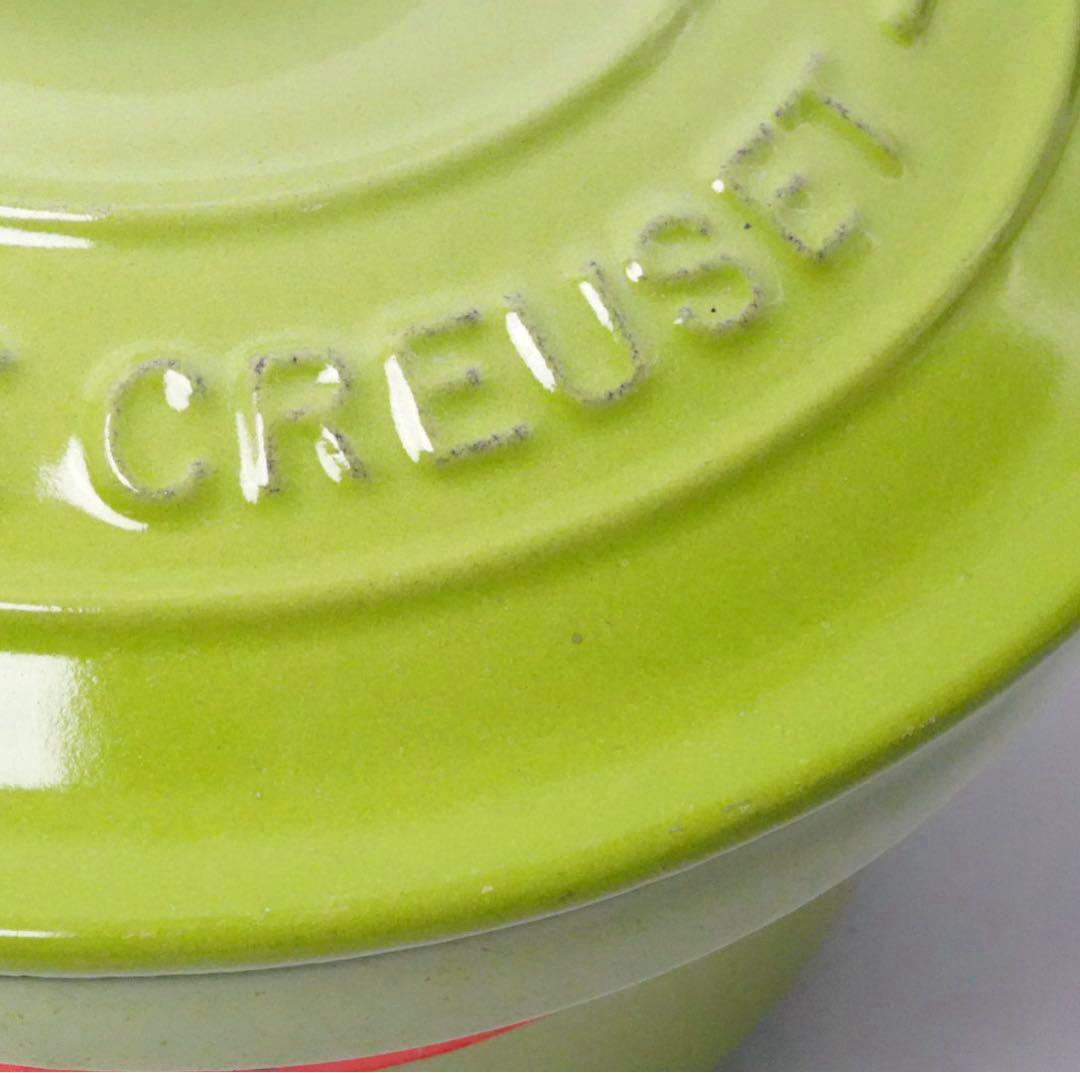 【美品】LE CREUSET　ソースパン　フルーツグリーン　16cm
