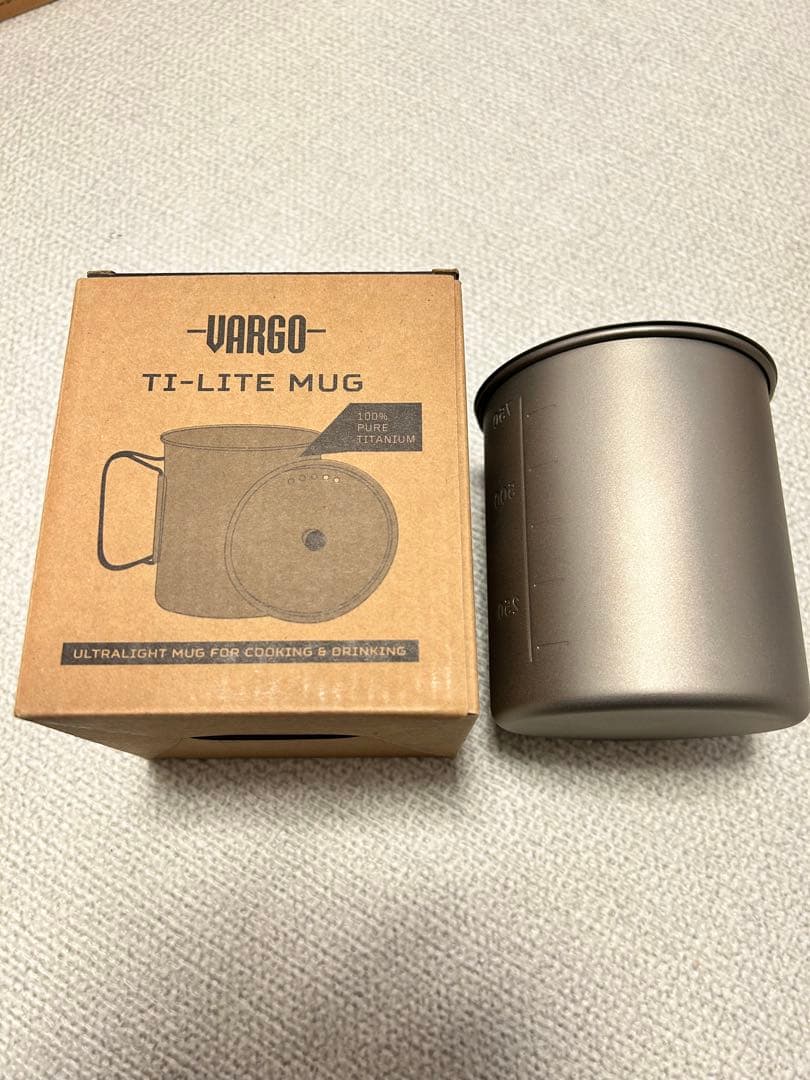 新品　Vargo Ti Lite 750 mug チタン製　バーゴ　マグ