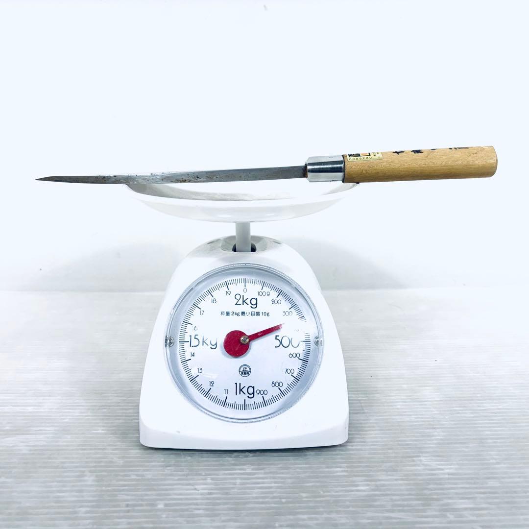 【研ぎ済み】和包丁　出刃包丁　堺豊隆　鋼　片刃　刃渡り18.5cm 6寸　箱付き