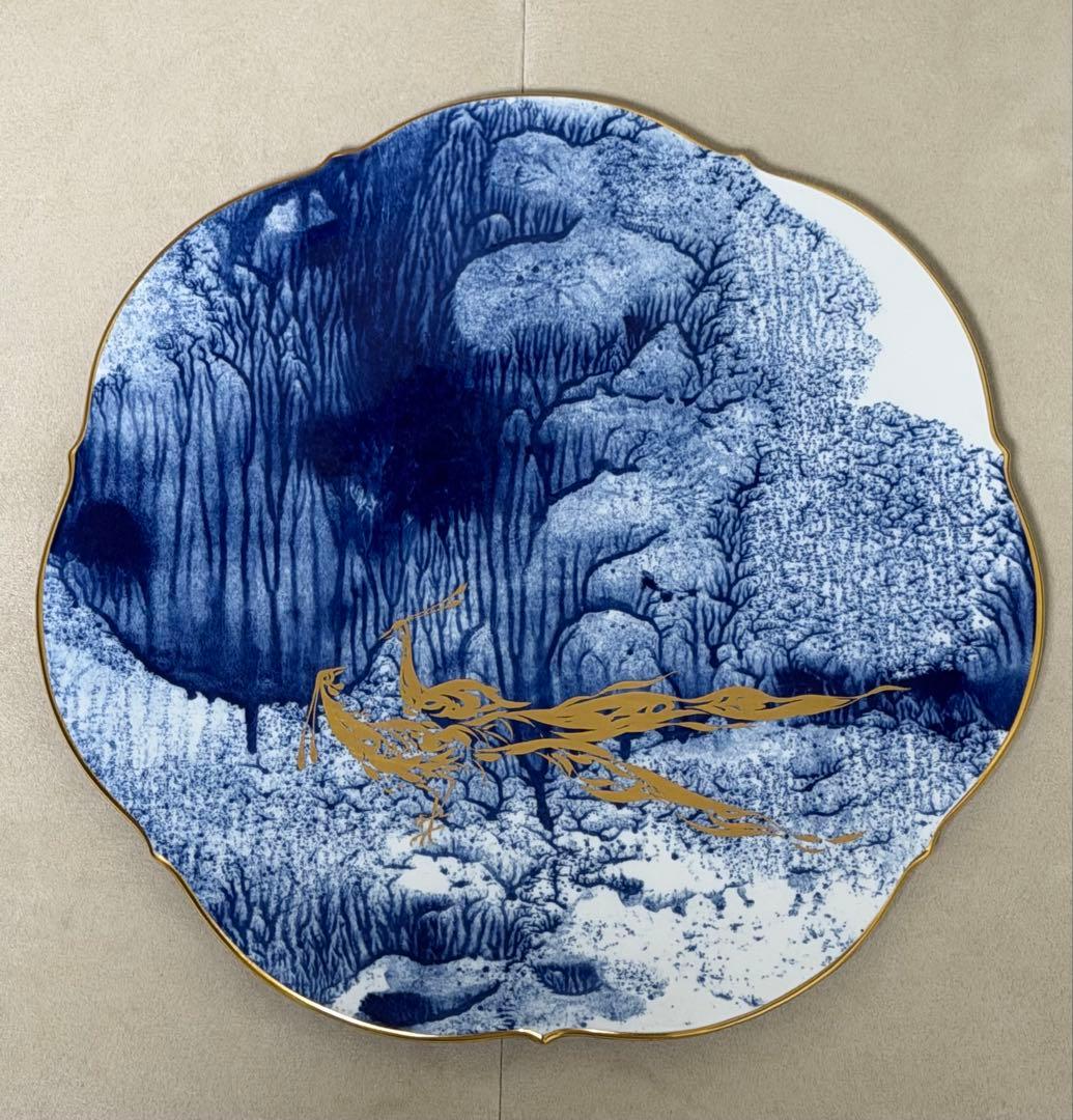 箱•説明書付マイセン Meissen イヤープレート 1994年　公園の風景