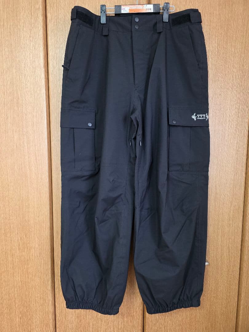 777 NOMADIC ブラックカーゴパンツ