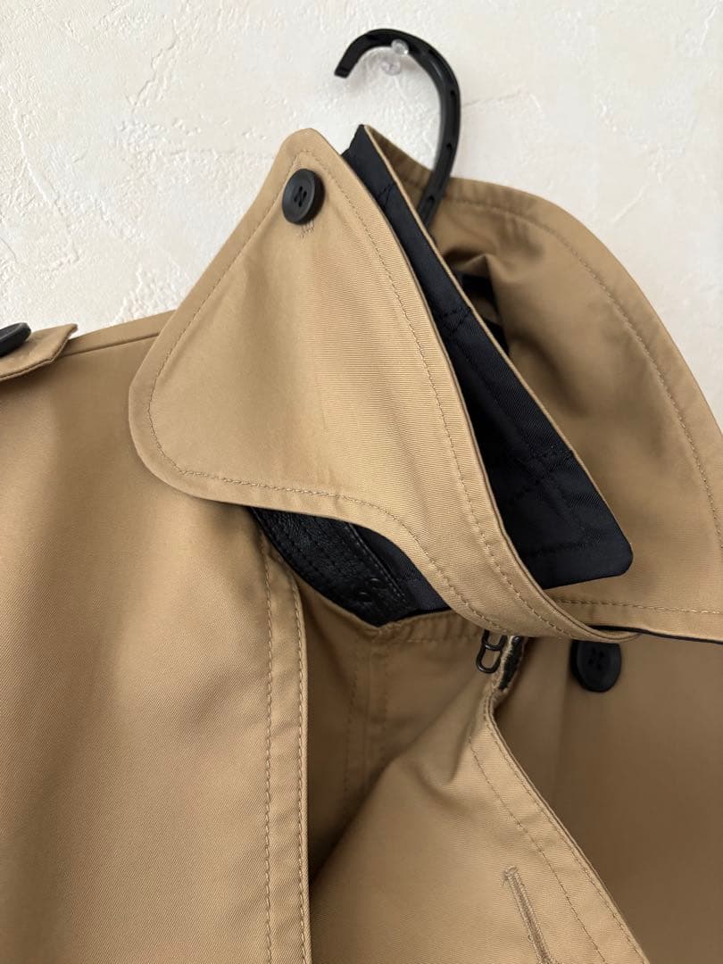 [期間限定セール]コーチメンズ　ダブルブレストトレンチコート　ベージュ　M