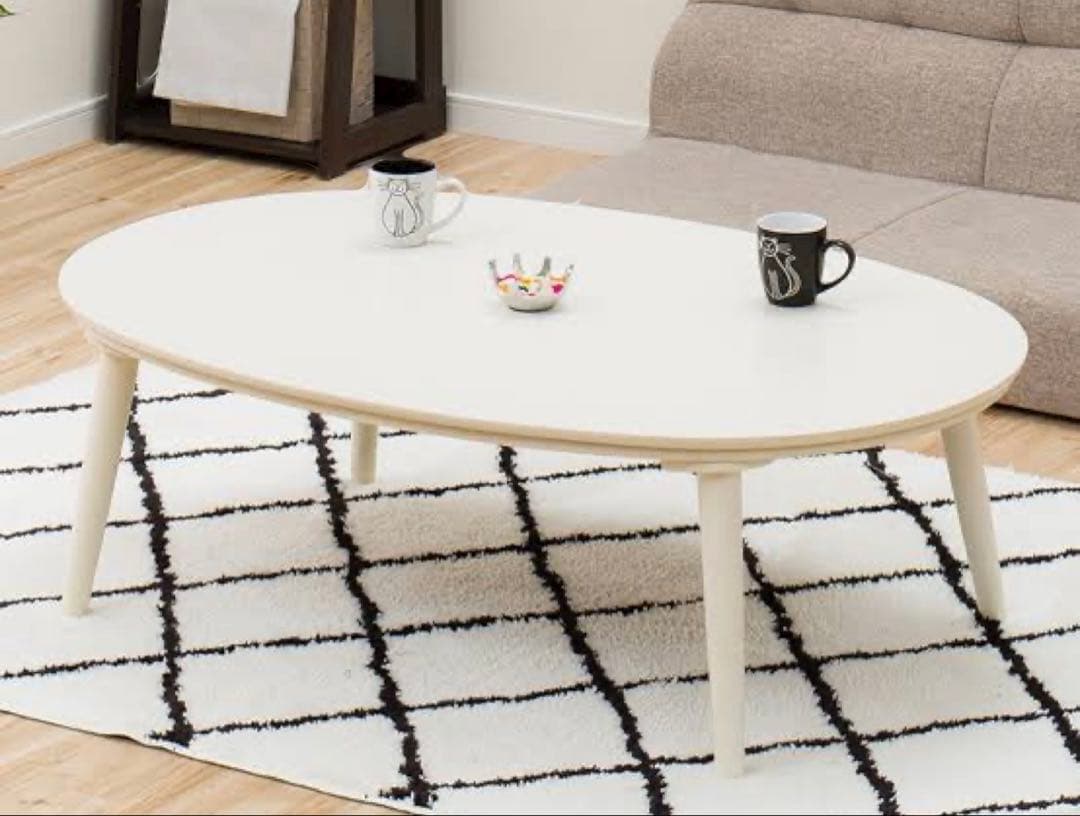 ニトリ　こたつテーブル　白