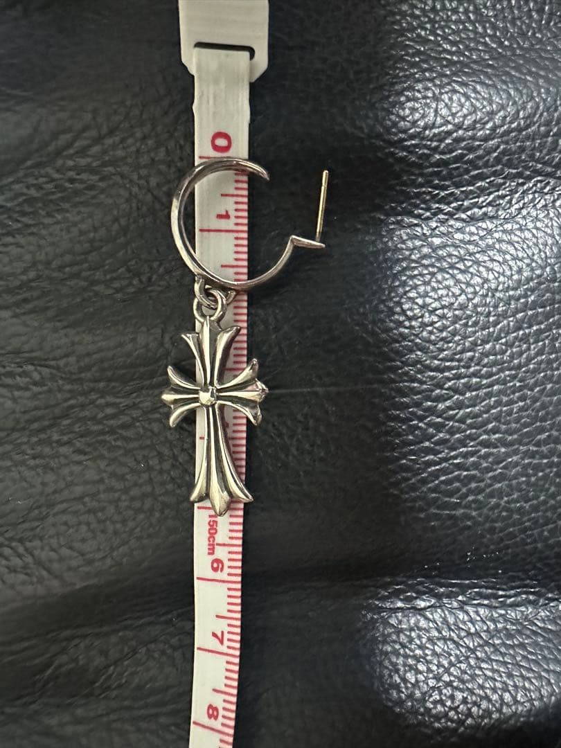 CHROMHEARTS クロムハーツ タイニーCH クロス フープピアス