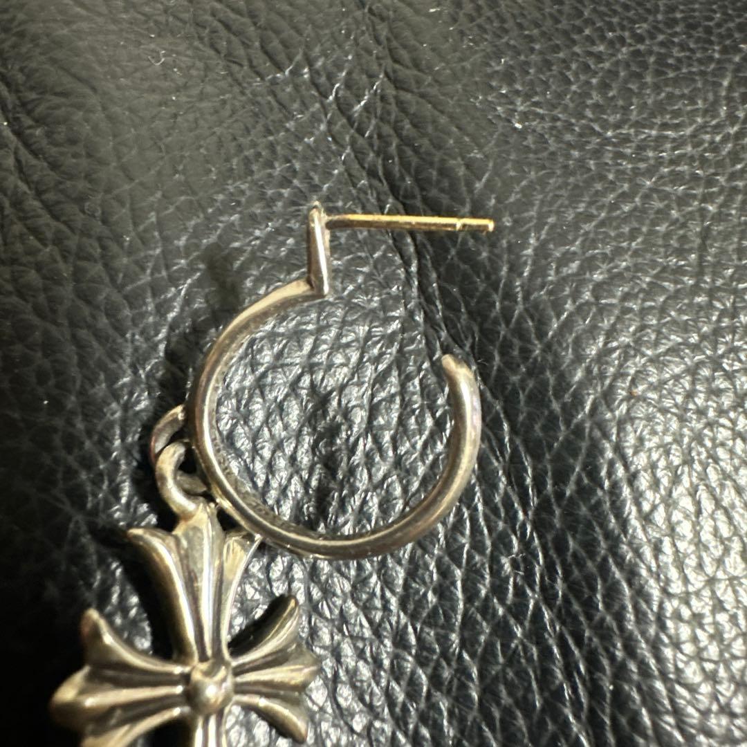 CHROMHEARTS クロムハーツ タイニーCH クロス フープピアス