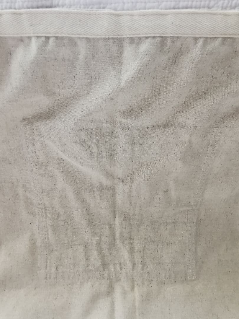 ハンドメイド✃アンティークリネンエプロン ＳＴイニシャル花文字 手刺繍＆レース