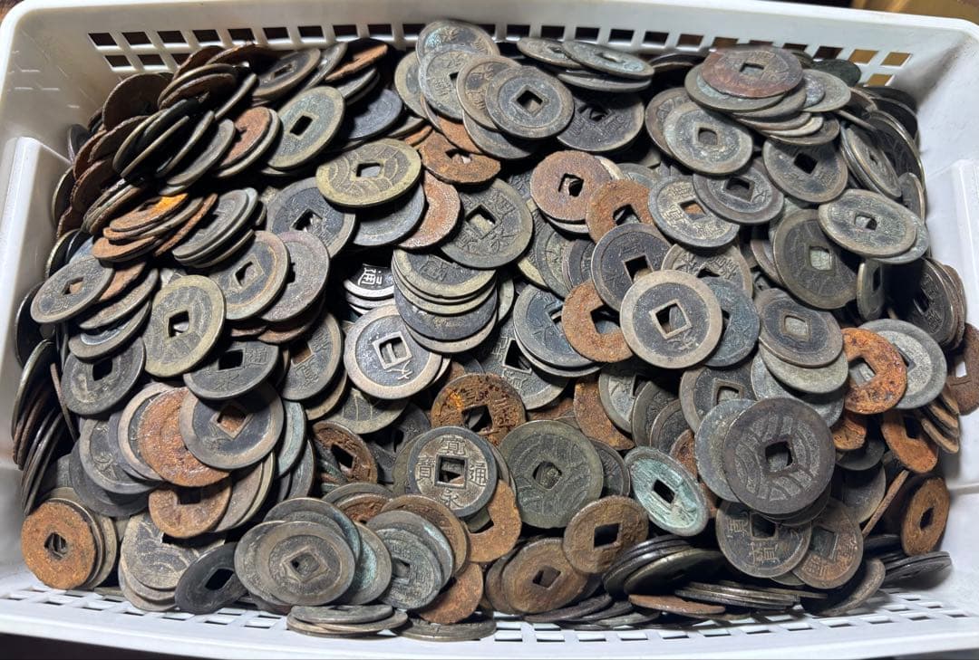 [終売セール]古銭/穴銭　寛永通宝雑銭まとめ　11.3kg