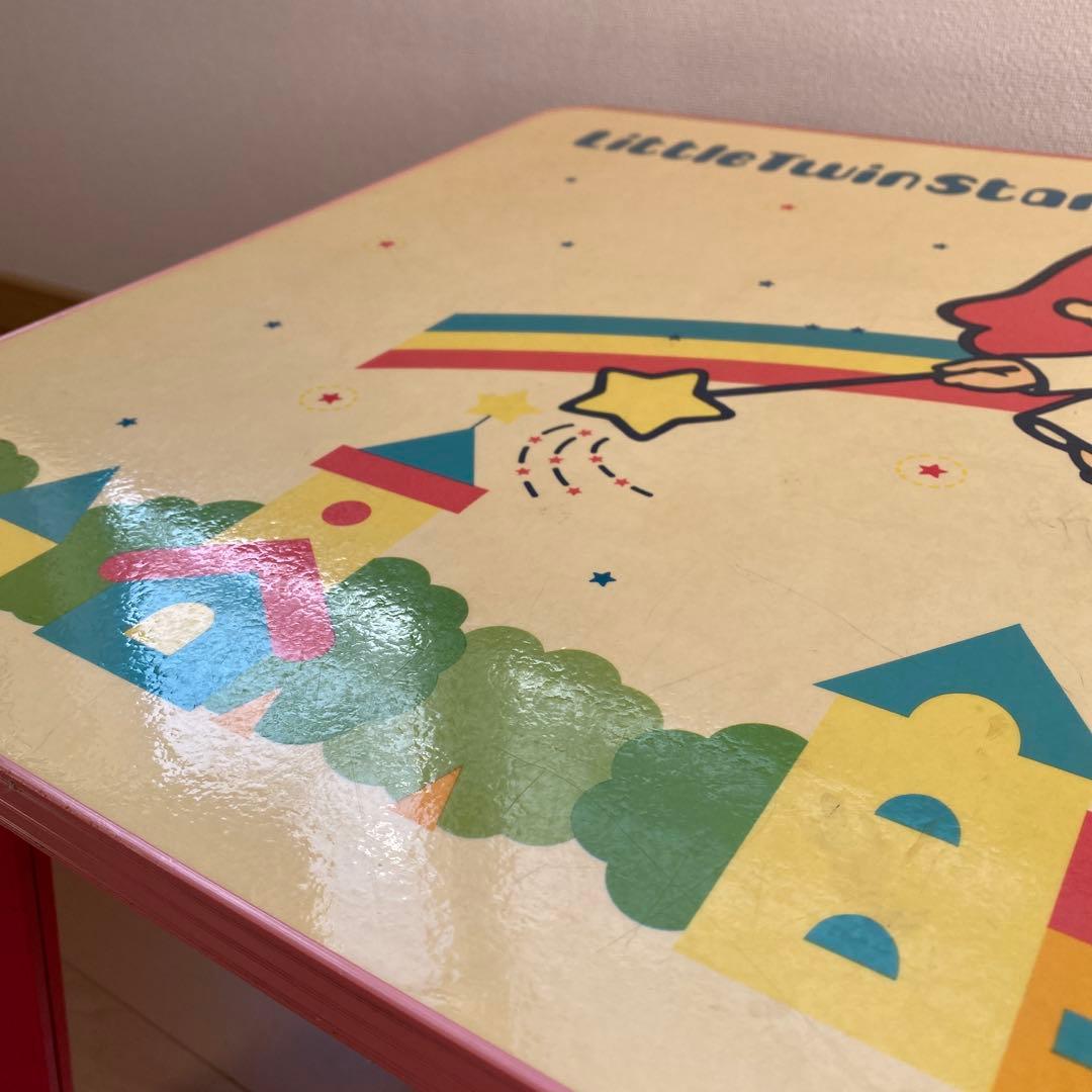 サンリオ リトルツインスターズ キキララ テーブル 昭和 50周年