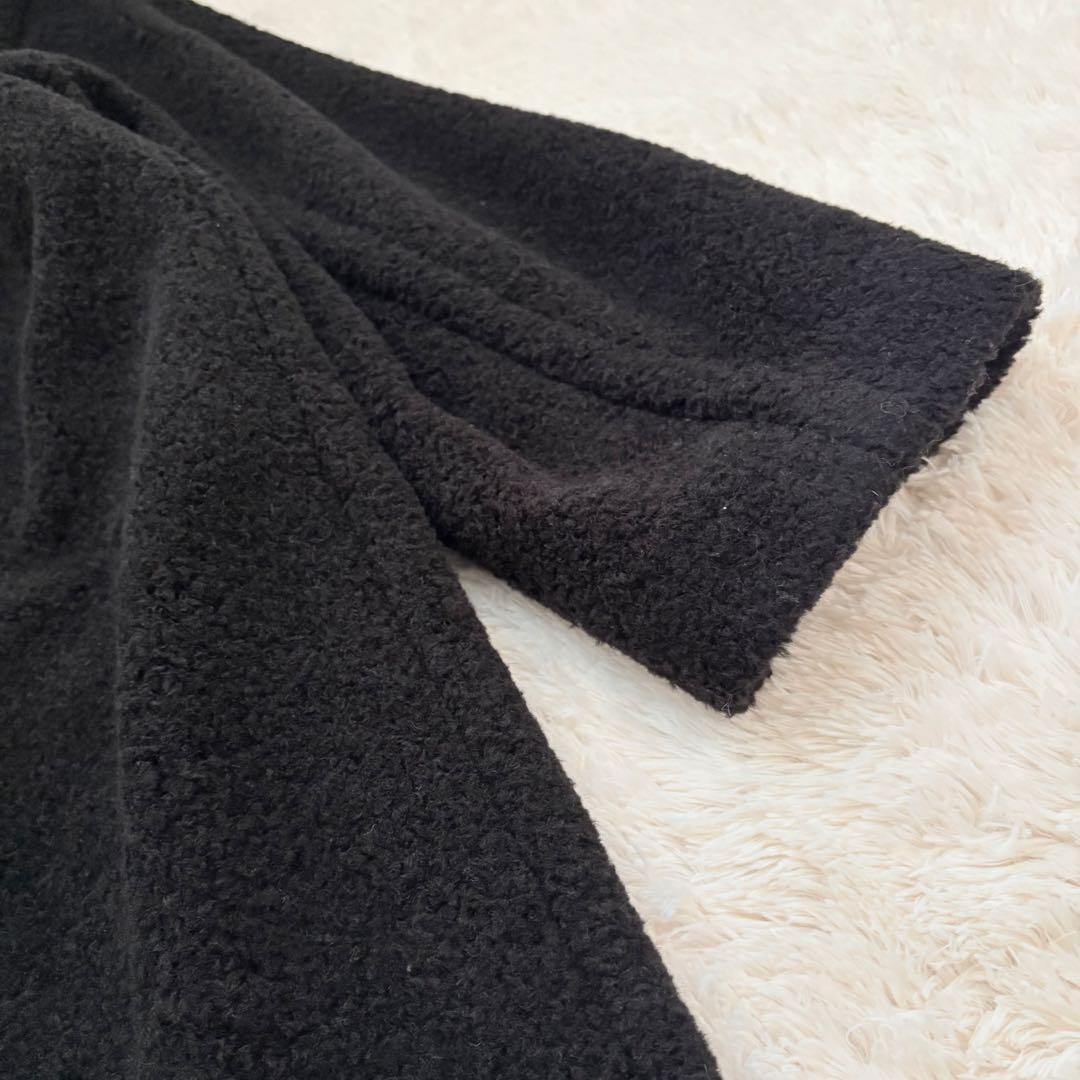 23AW✨定価4.8万✨フレームワーク　WOOLブレンドボアコート　ロングコート