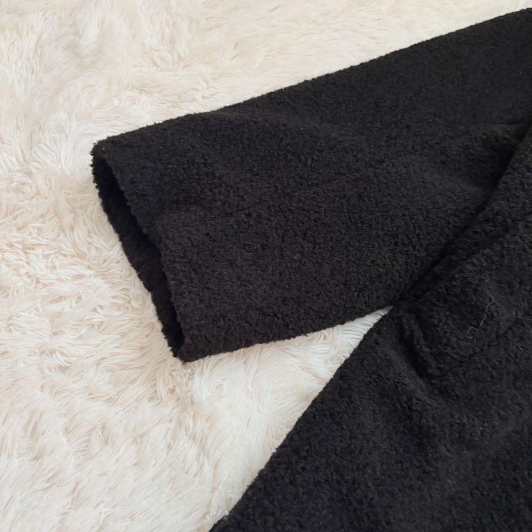 23AW✨定価4.8万✨フレームワーク　WOOLブレンドボアコート　ロングコート